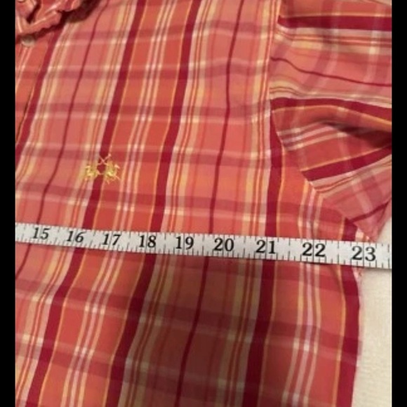 La Martina Buenos Aires Pink  Striped Button Down Shirt Size S - Picture 4 of 9
